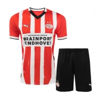 Camiseta PSV Eindhoven Primera Equipación Replica 2024-25 para niños mangas cortas (+ Pantalones cortos)